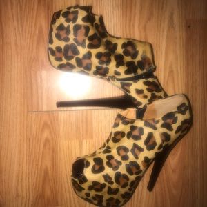 Frederick of Hollywood high heeled booties